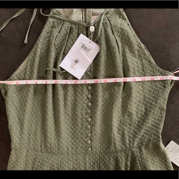 GAL MEETS GLAM Lenore Embroidered Chiffon Dress 12 - Picture 11 of 11